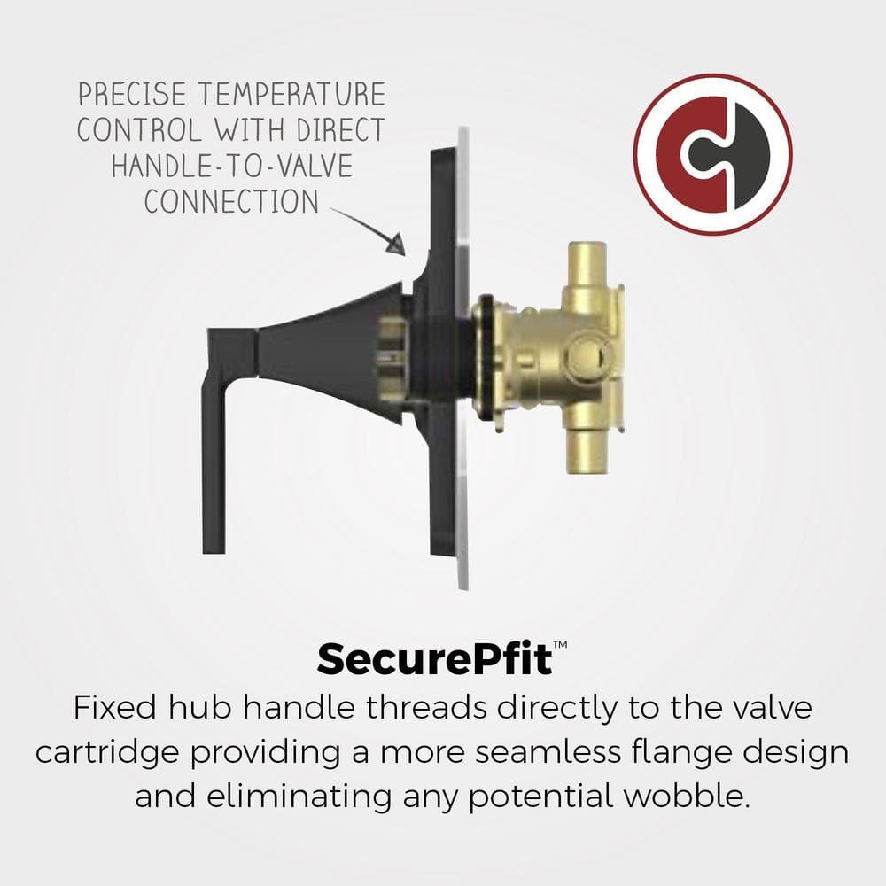 Pfirst Series Shower Only Trim Kit in Brushed Nickel