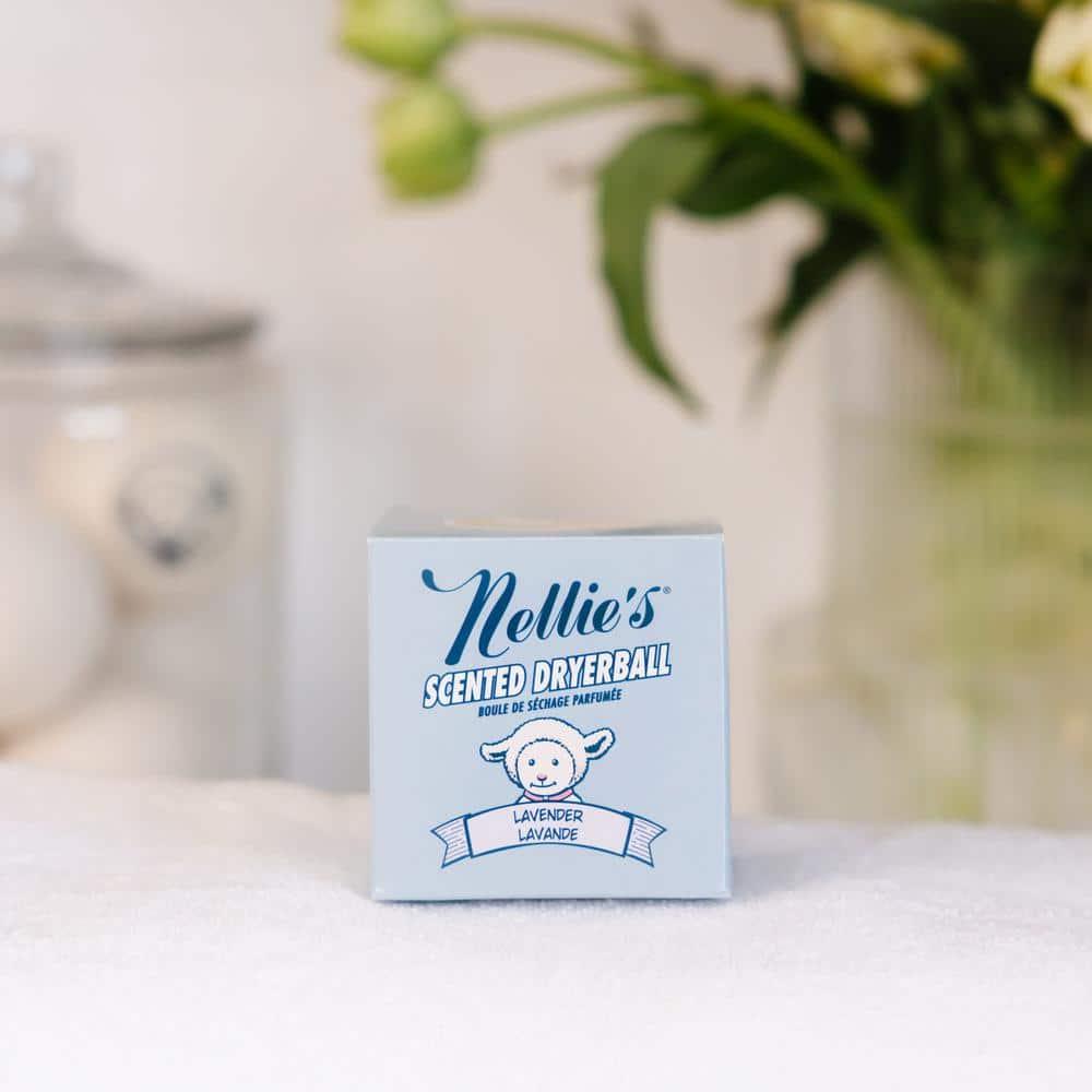 Nellie's Scented Wool Dryerball - Lavender Scented - Made with 100% Pure New Zealand Wool
