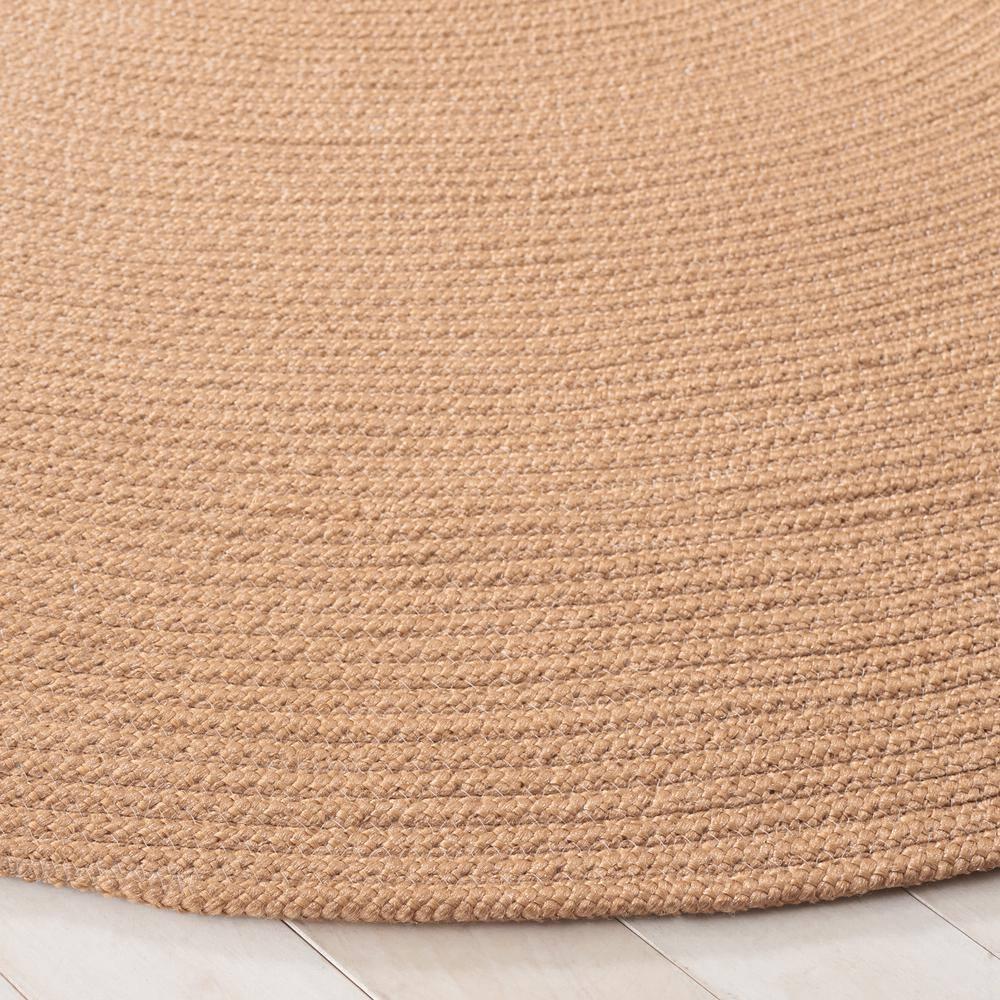 Braided BRD402 Hand Woven Area Rug - Tan - 7' round - Safavieh.