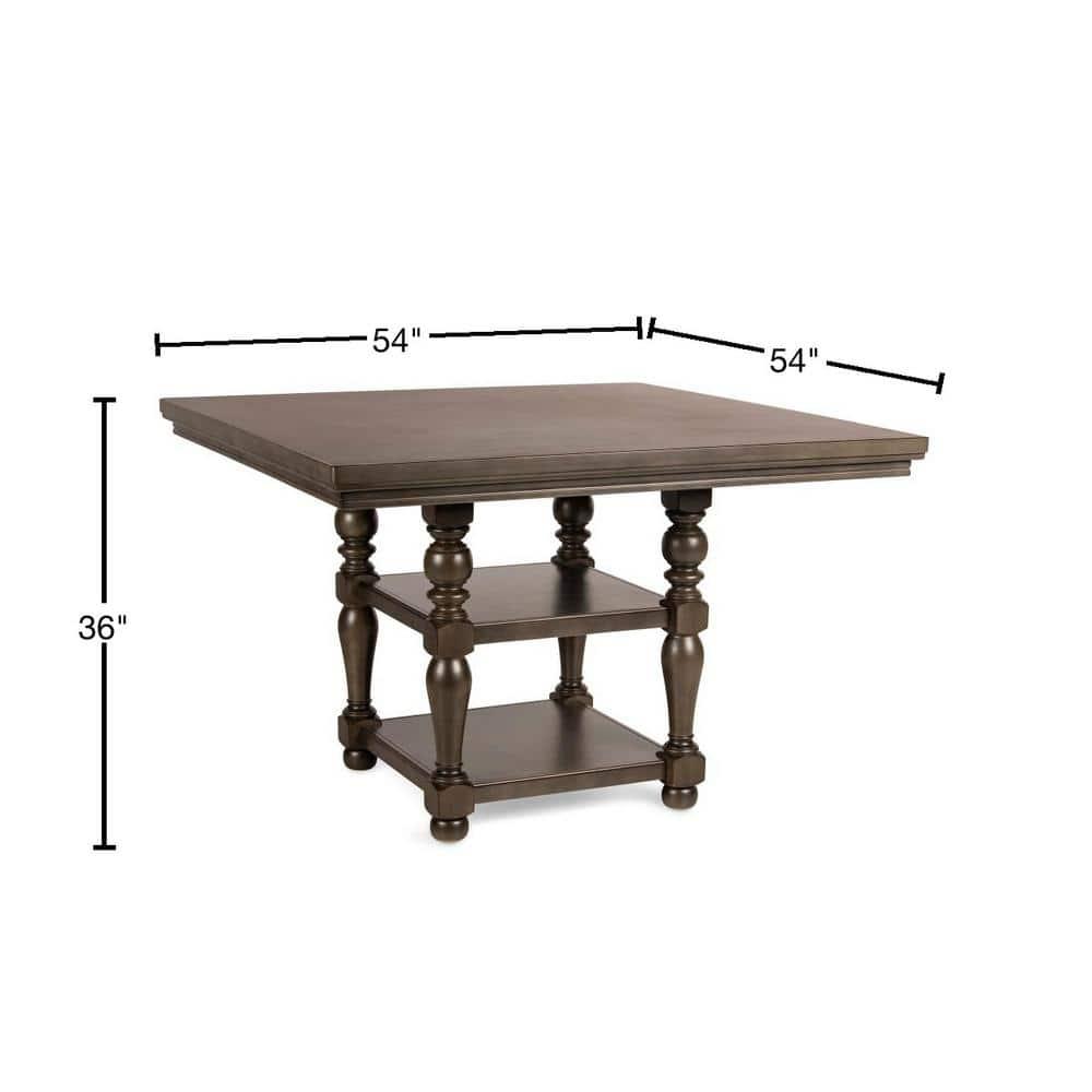 Steve Silver Caswell Distressed Harbor Grey Counter Table