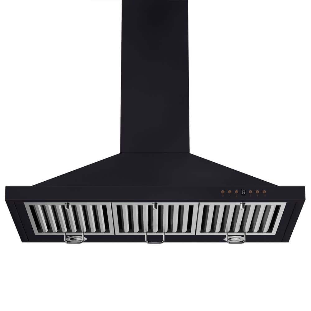 Satin ZLINE 30 in. Designer Series Satin Stainless Steel Convertible Vent Wall Mount Range Hood