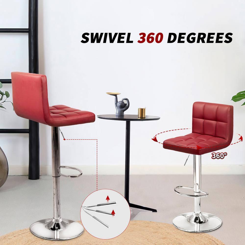 Stallcup Swivel Upholstered Counter Stool with Metal Frame