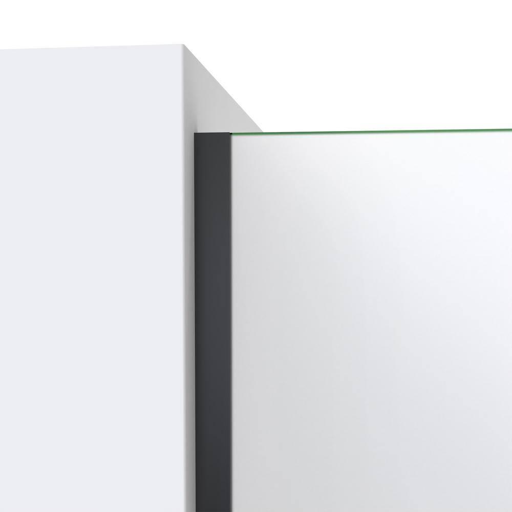 DreamLine Linea 30 in. W x 72 in. H Frameless Shower Screen with Towel Bar
