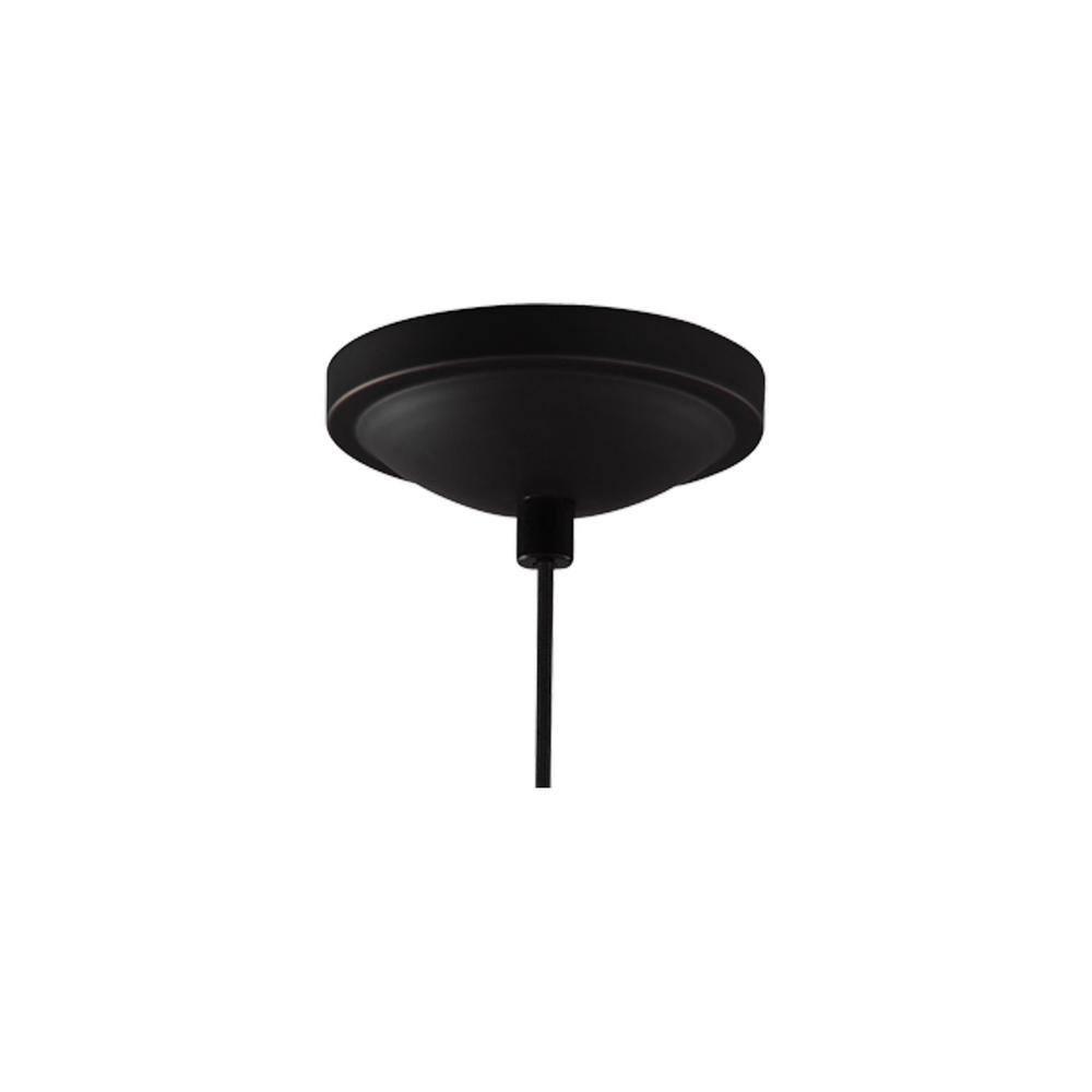 Brynne Matte Black LED Bowl Pendant for Indoor/Outdoor Use