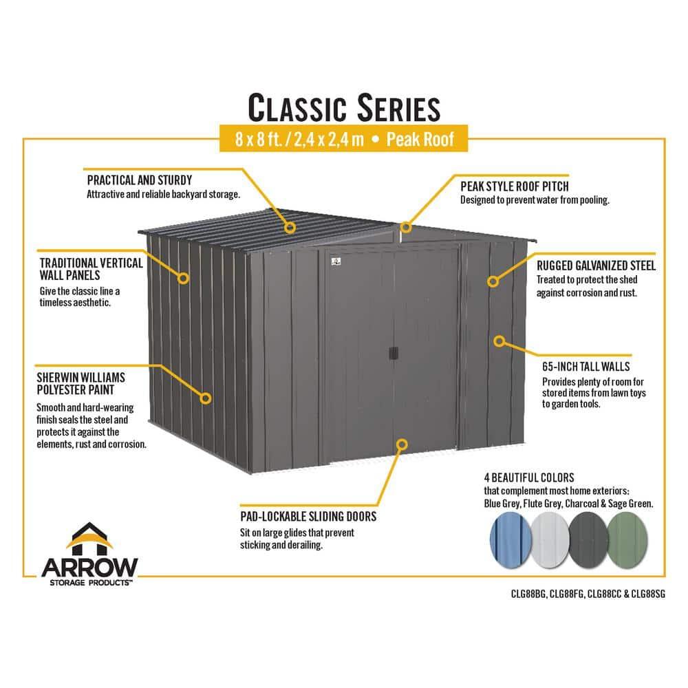 Arrow Arrow Metal Storage Shed
