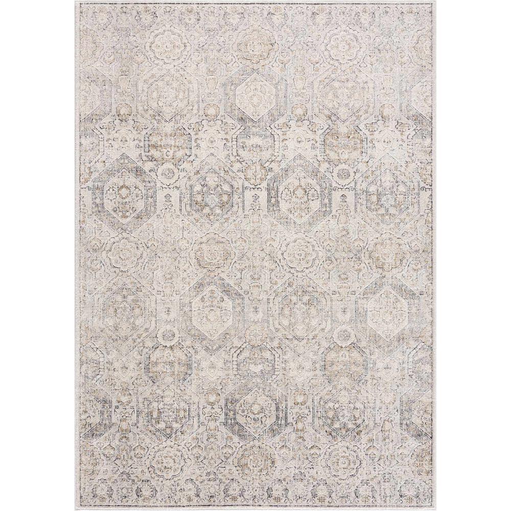 Hauteloom Round Area Rug   Charcoal