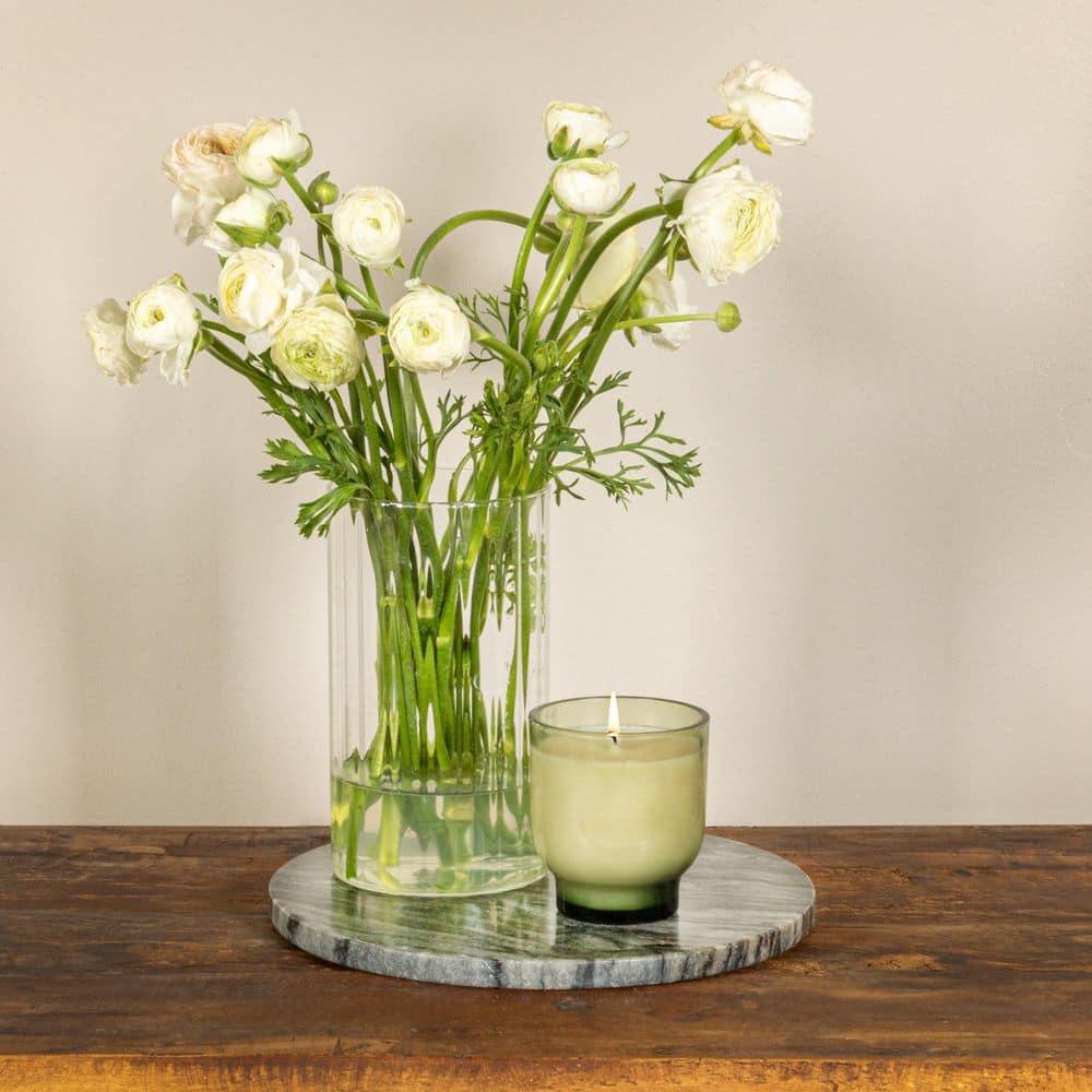 11 in. Gray Marble Round Cheese and Cutting Board