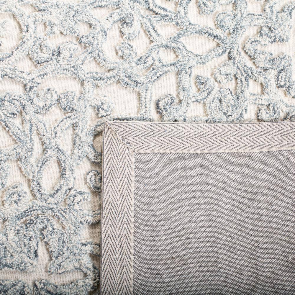 Trace TRC103 Hand Tufted Area Rug - Charcoal/Ivory - 6'x9' - Safavieh.