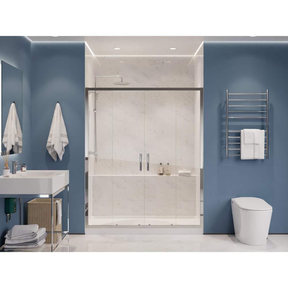 60" - 60.4" W x 70" H Framed Shower Door
