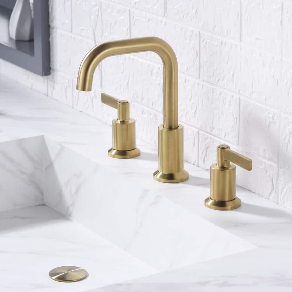 Kree Widespread 2-handle Bathroom Faucet with Drain Assembly