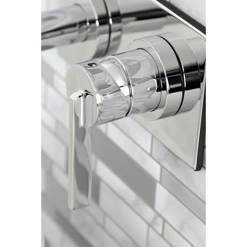 Kingston Brass KS8111CTL Single-Handle Wall Mount Bathroom Faucet, Polished Chrome