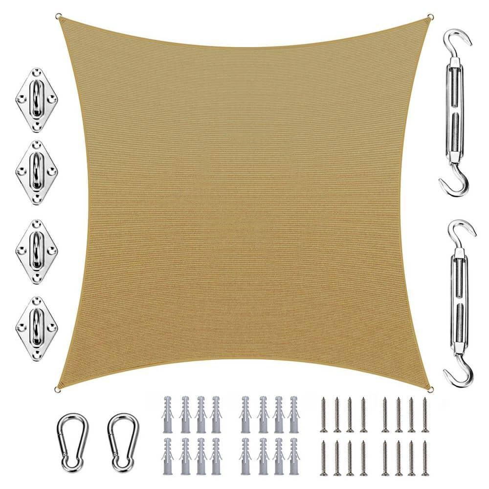 Amgo Amgo Rectangle Sun Shade Sail 200 GSM, 95% UV Blockage