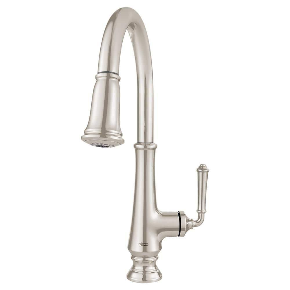 Delancey Pull Down Single Handle Kitchen Faucet With Accessories