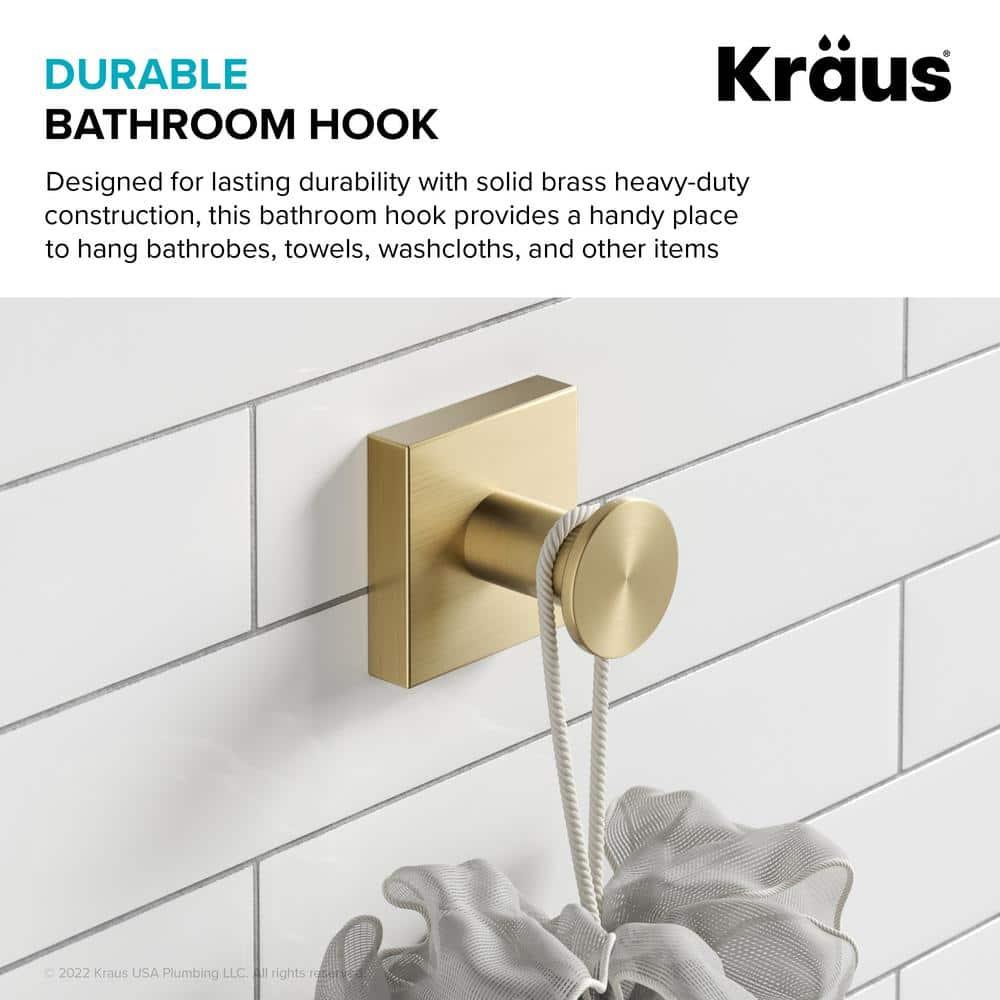 Kraus KEA-17701BG Ventus Wall Mounted Towel Hook