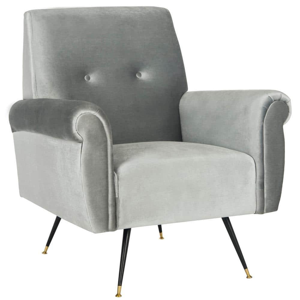 Mira Accent Chair - FOX6285 - Light Grey - Safavieh