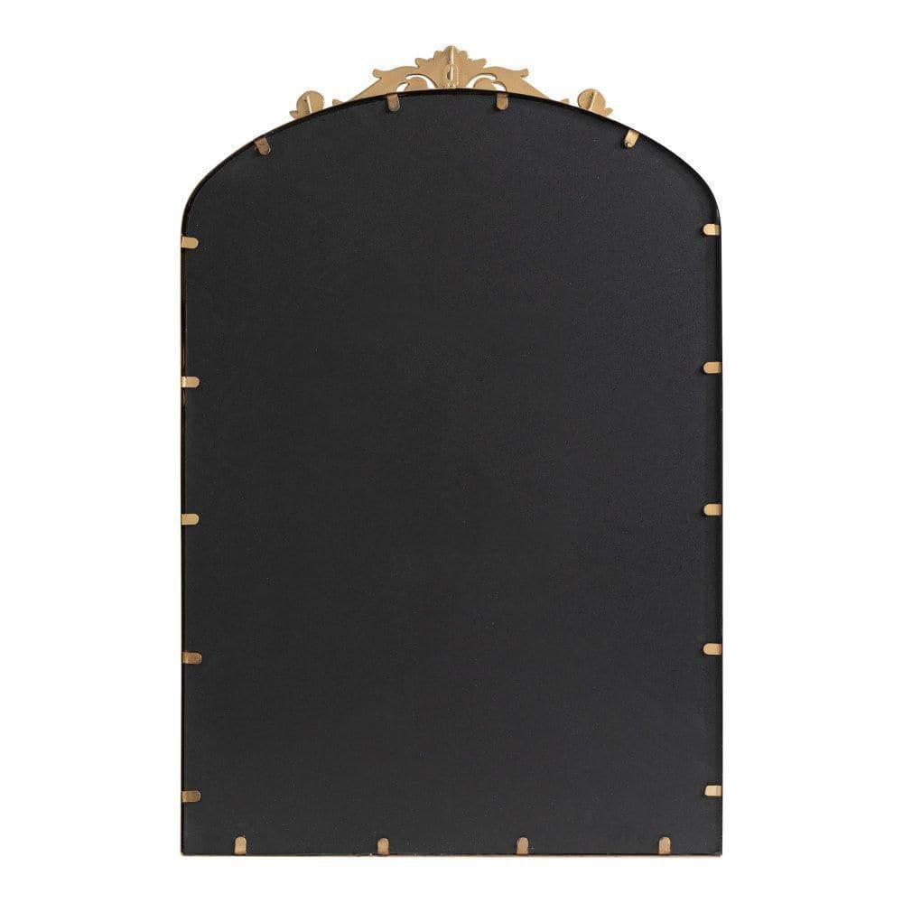 24" x 36" Arendahl Traditional Arch Decorative Wall Mirror Gold - Kate & Laurel All Things Decor