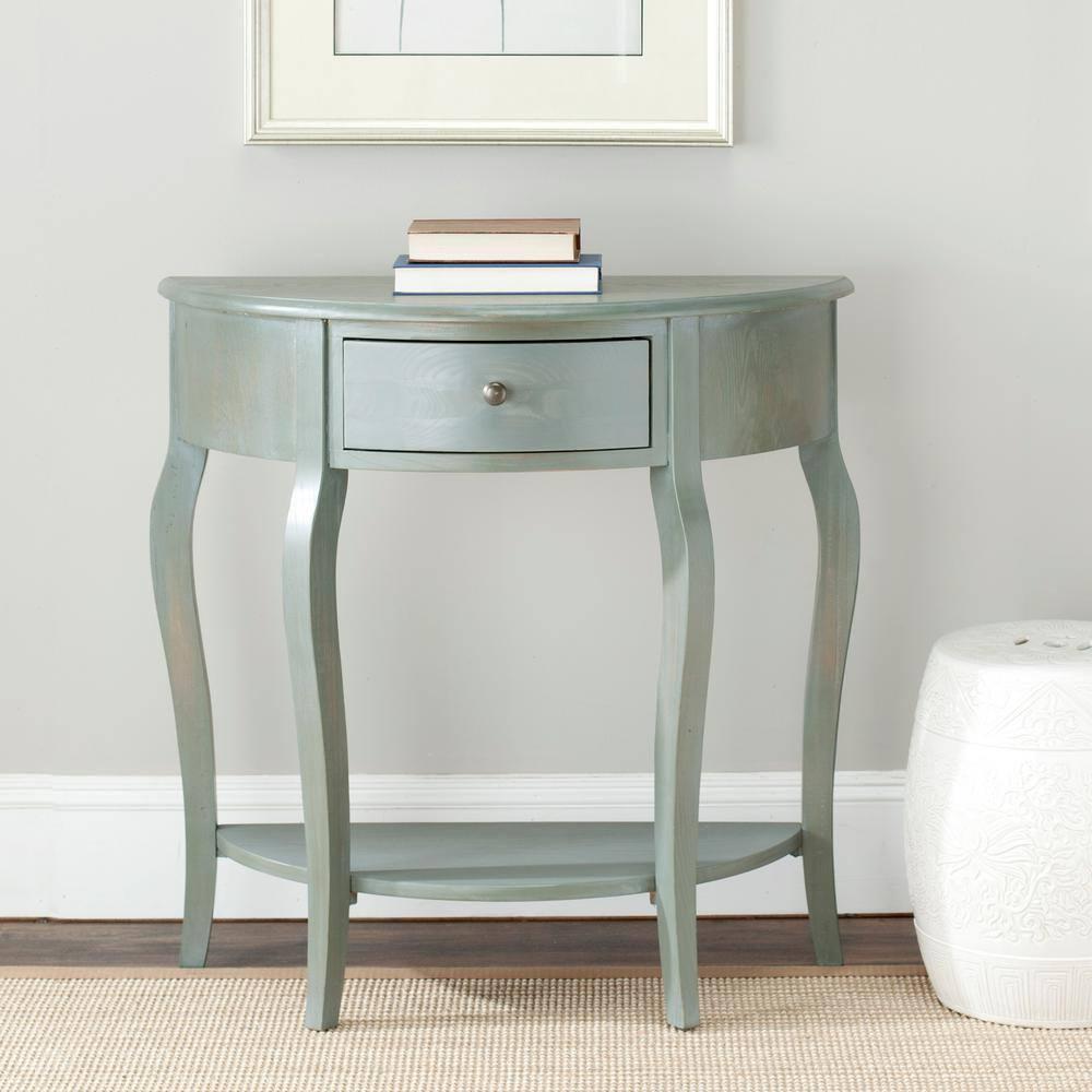 Jan Console - AMH6569A - Gray - Safavieh Couture