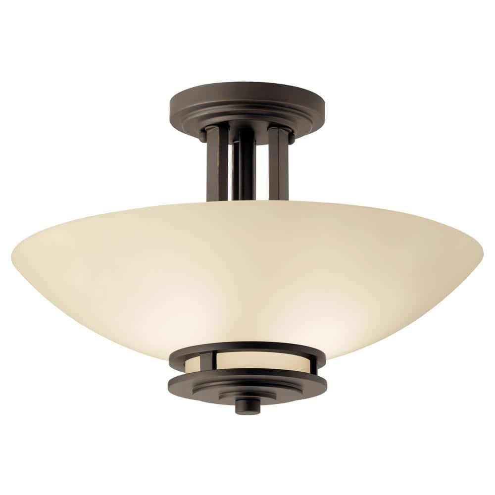 Hendrik Glass Semi Flush Mount