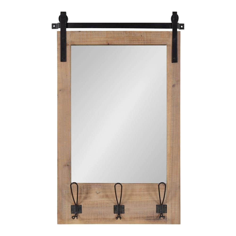 18" x 28" Cates Functional Wall Mirror - Kate & Laurel All Things Decor