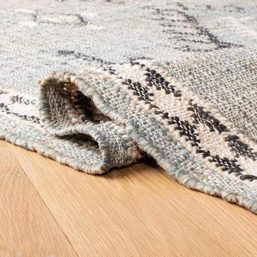 SAFAVIEH Kilim Lisette Tribal Area Rug, Blue/Black, 9' x 12'
