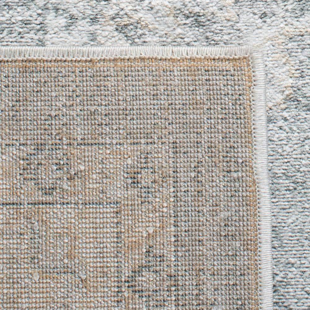 Isabella ISA940 Power Loomed Area Rug - Grey/Cream - 4'x6' - Safavieh.