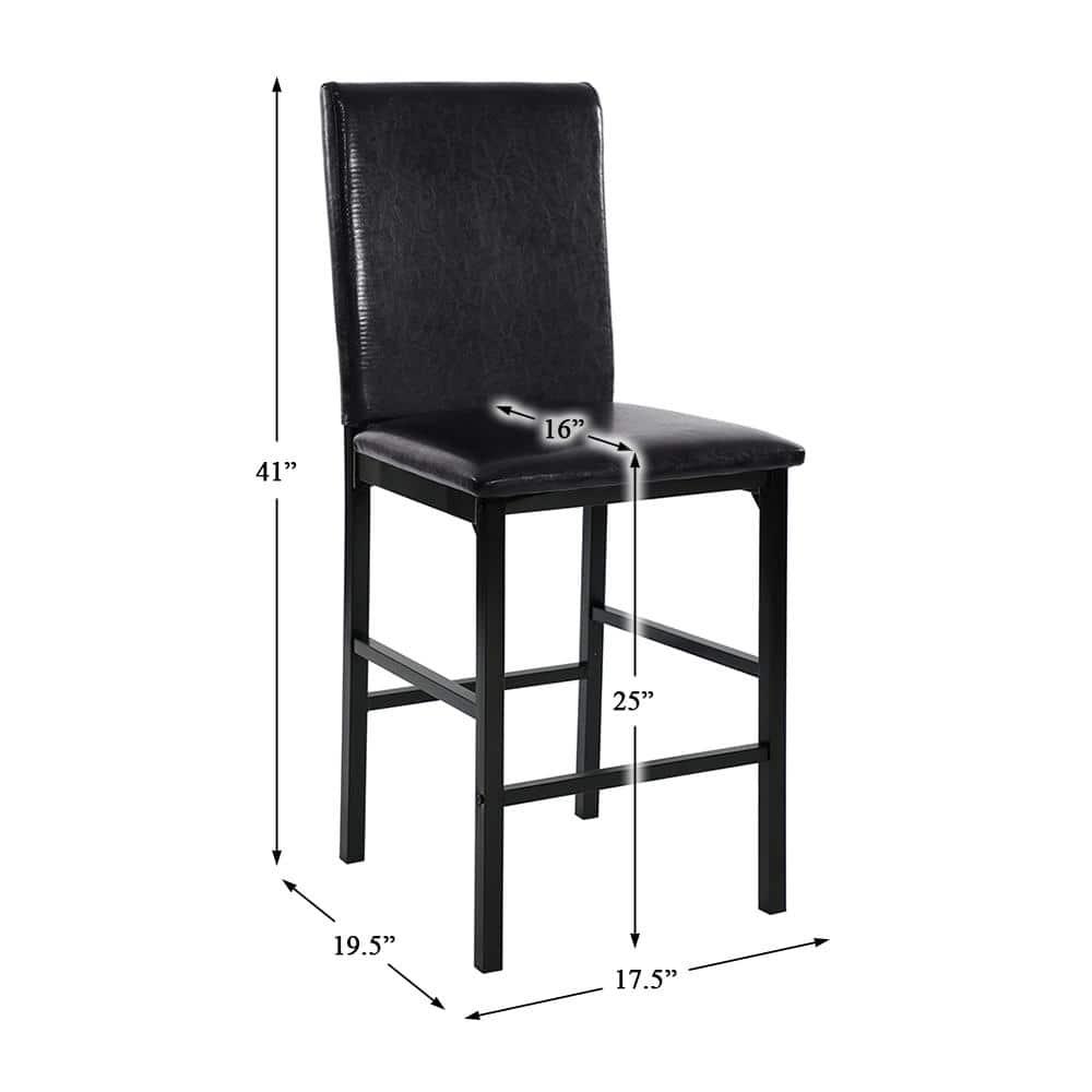 Hokku Designs Metal Frame Counter Height Chairs Set Of 4