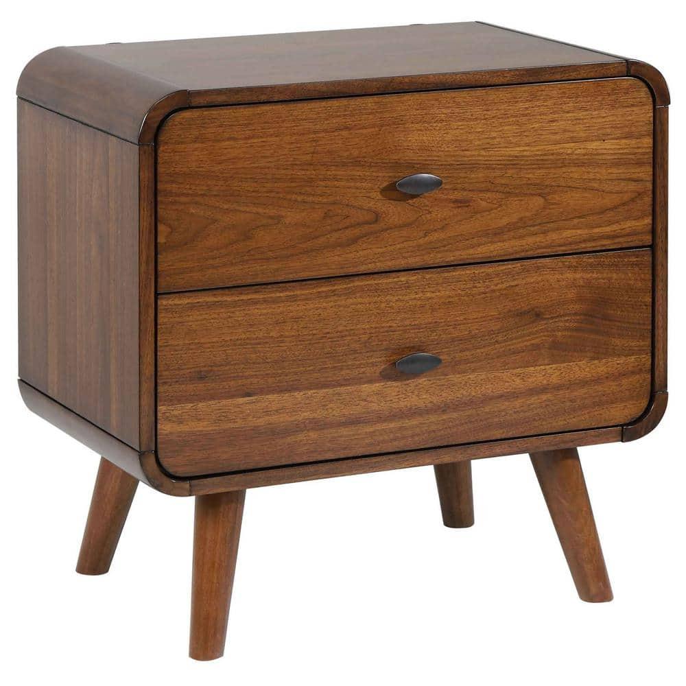 Coaster 205132-CO Nightstand, Dark Walnut