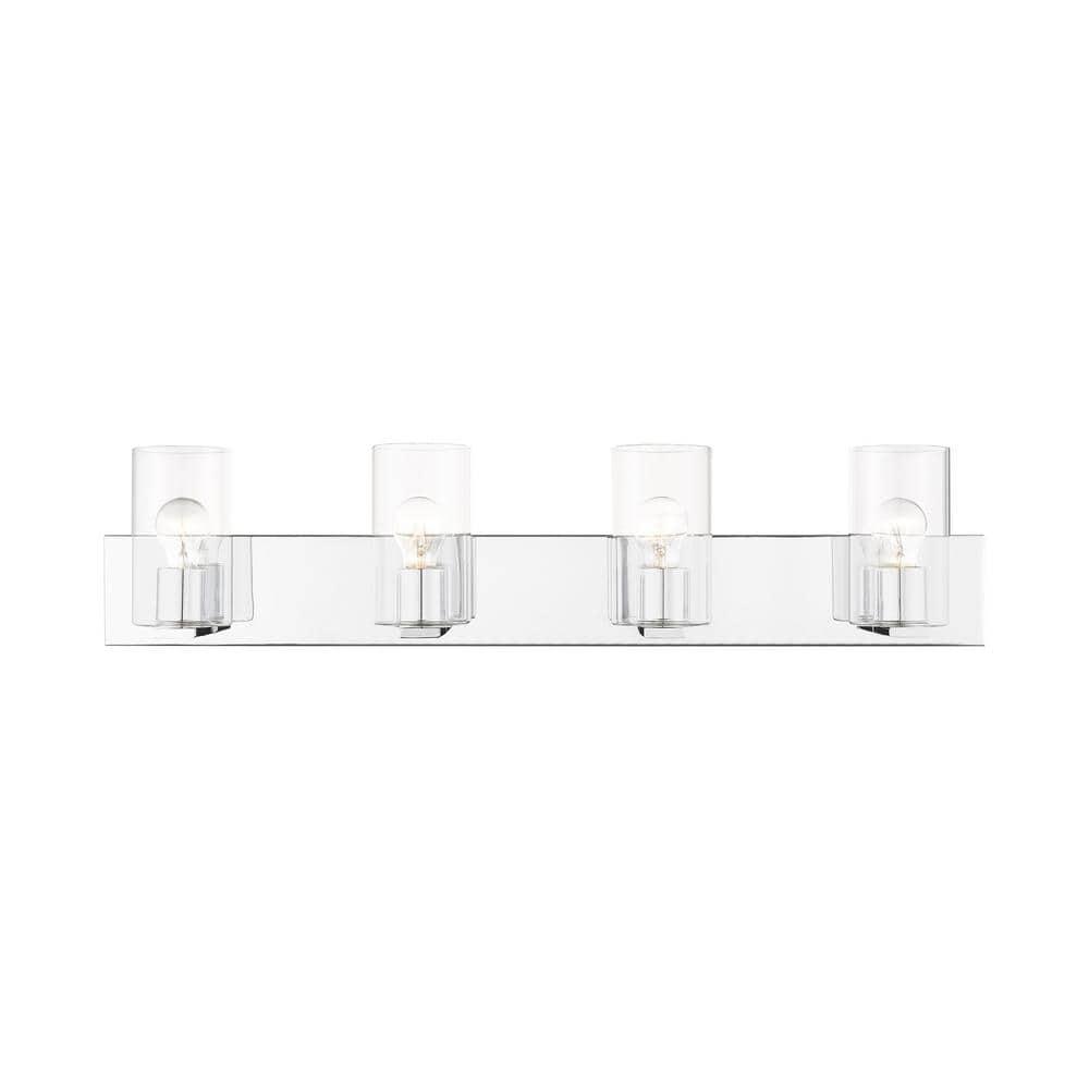Livex Lighting Zurich 4 - Light Vanity in  Polished Chrome