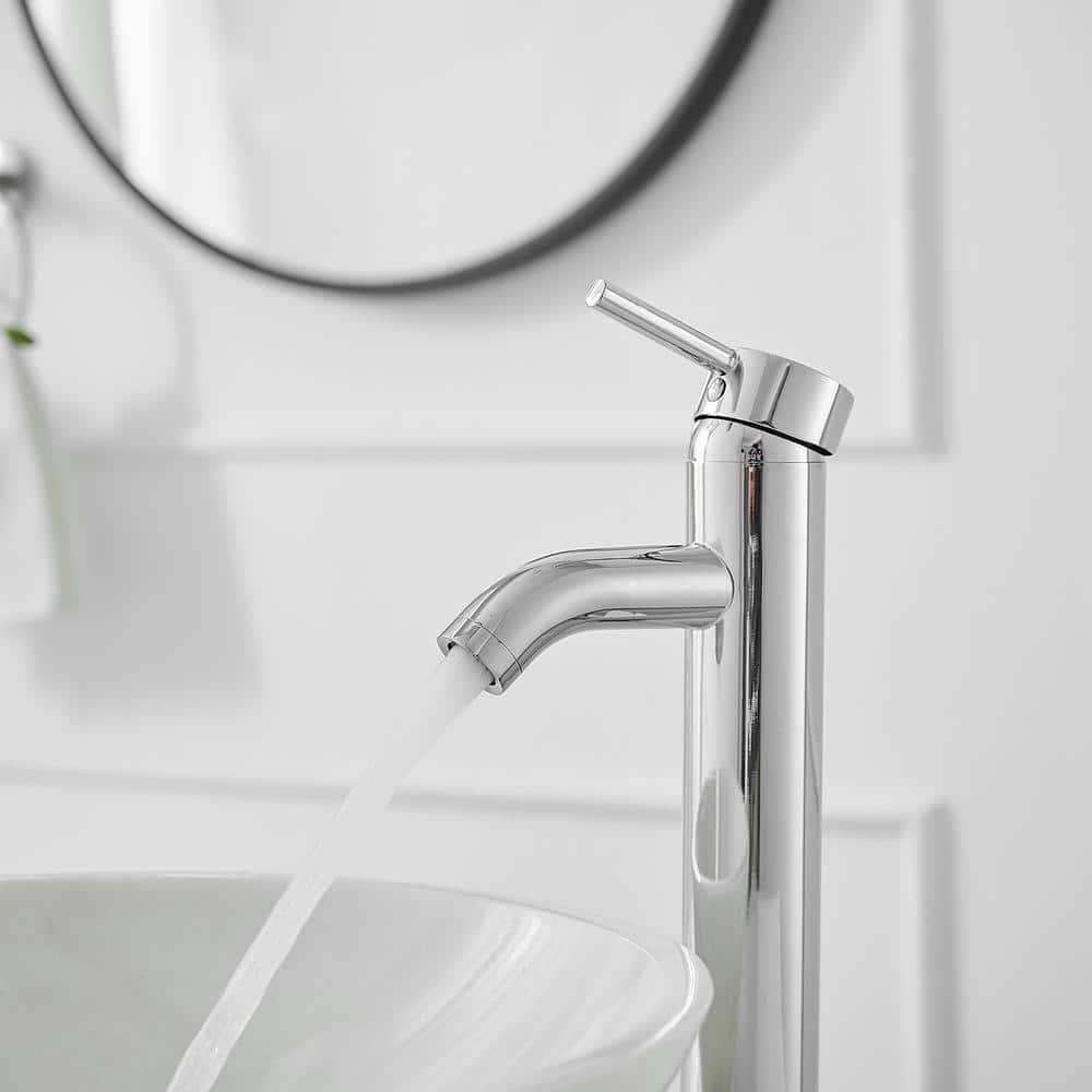 Vessel Sink Faucet Single-handle Bathroom Faucet with Drain Assembly