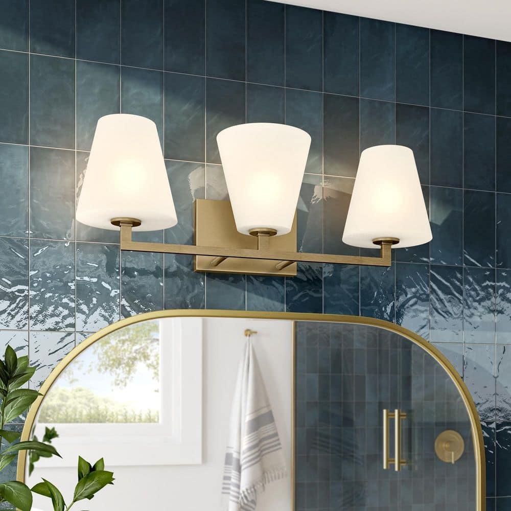 Designers Fountain - Palmyra - 3 Light Bath Vanity In Mid-Century Modern
