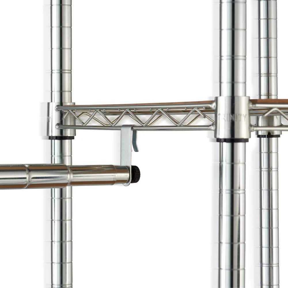 TRINITY Ecostorage® Expandable Closet Organizer - Chrome