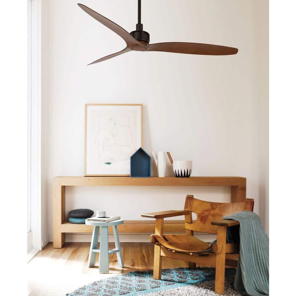 52" Zelda 3 - Blade Standard Ceiling Fan with Remote Control