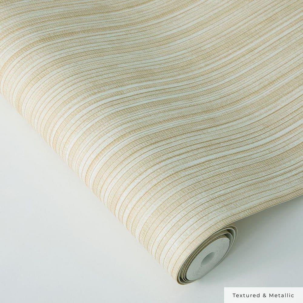 Tempaper & Co.® Faux Grasscloth Removable Peel and Stick Wallpaper, Textured Sand, 28 sq. ft.: Vinyl, Self-Adhesive, Beige