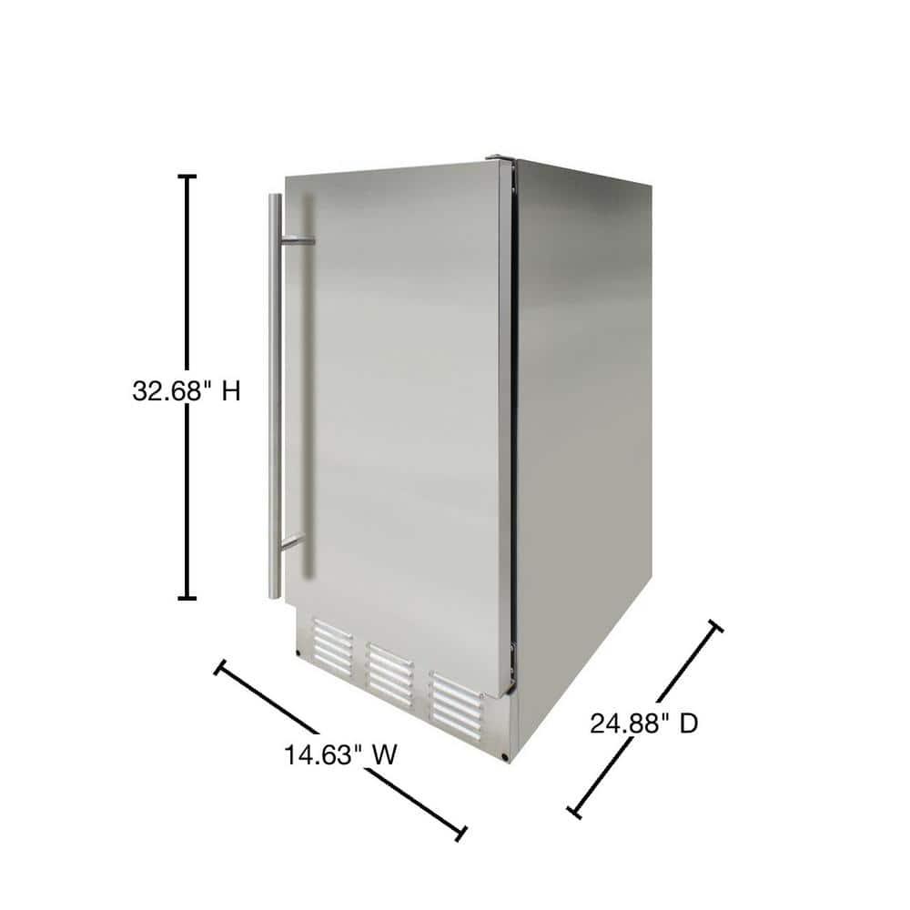 Brama Outdoor Undercounter Ice Maker