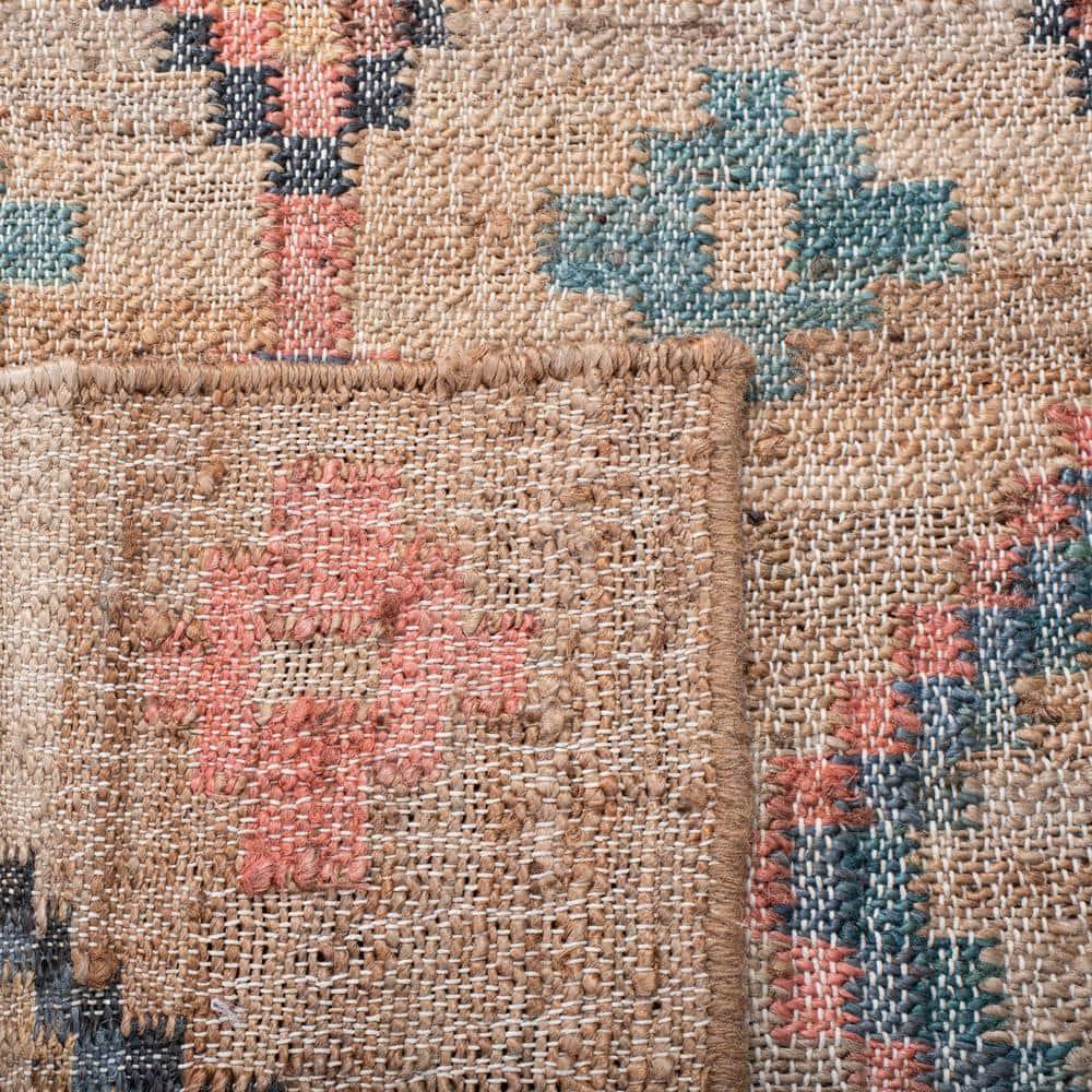 Kilim KLM753 Hand Loomed Accent Rug - Natural/Blue - 2'x3' - Safavieh.