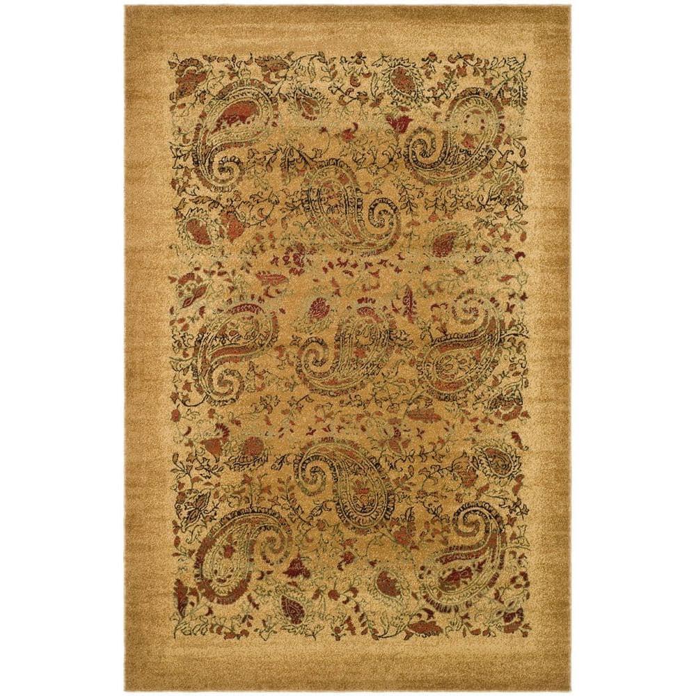 SAFAVIEH Lyndhurst Julia Traditional Floral Area Rug, Beige/Multi, 10' x 14'