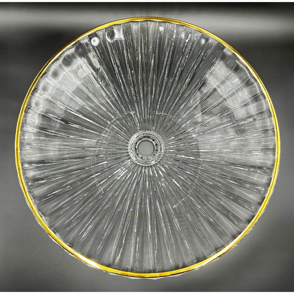 20" Diamond Brilliance Glass Vessel Sink