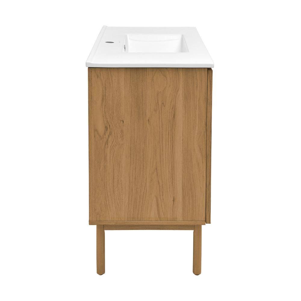 SM-BV663 Classe 36" Freestanding Bathroom Vanity in Golden Oak with Sink Top