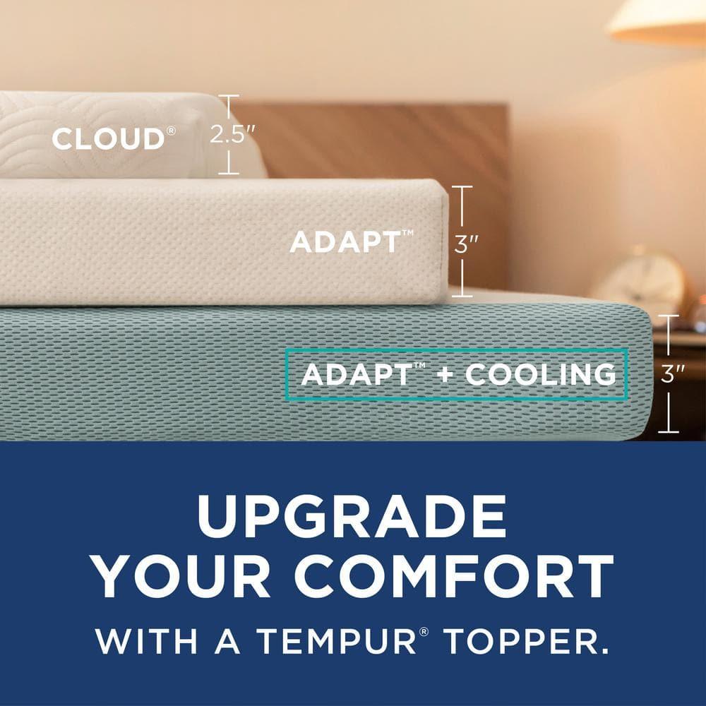 Tempur-Pedic Tempur Adapt + Cooling Mattress Topper , Full