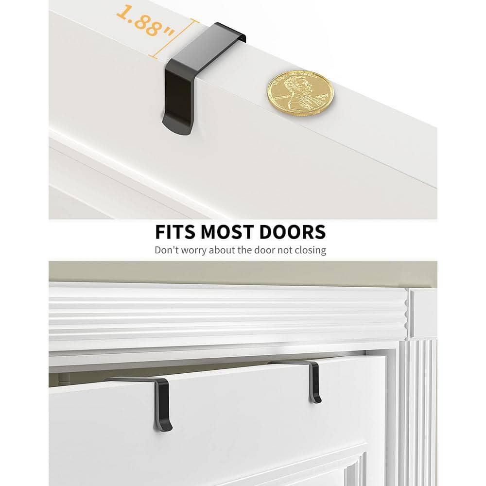 Black Metal 9-Tier Over The Door Pantry Organizer