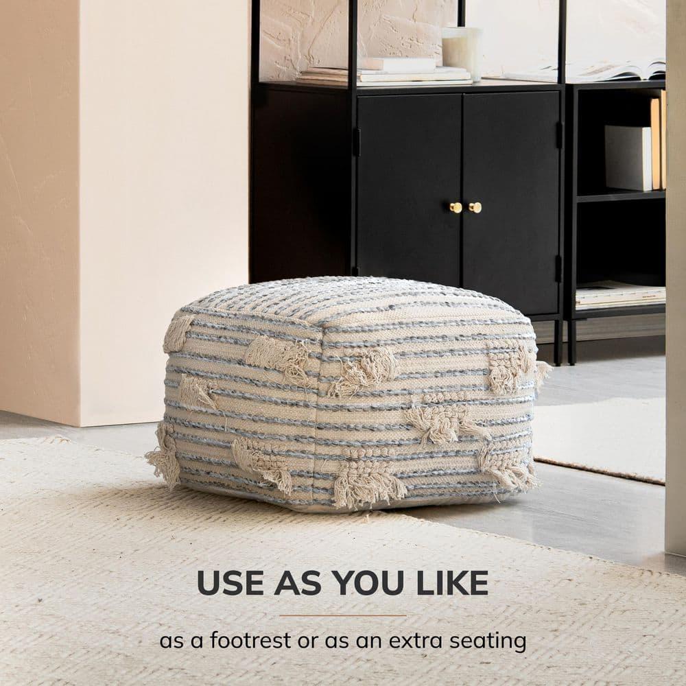 Cherokee Pouf Cream - Anji Mountain