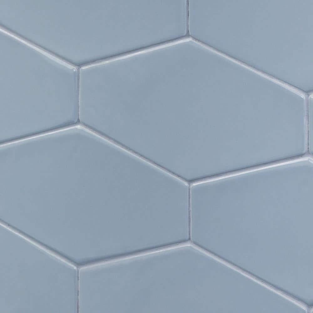 Midland Hexagon 4" x 8" Ceramic Subway Wall Tile (5.38 sq. ft. / box)