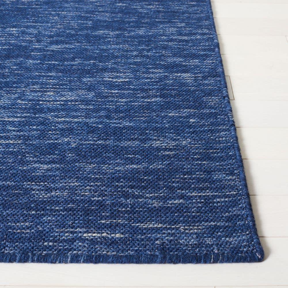 Kilim KLM125 Hand Woven Accent Rug - Navy/Blue - 3'x5' - Safavieh
