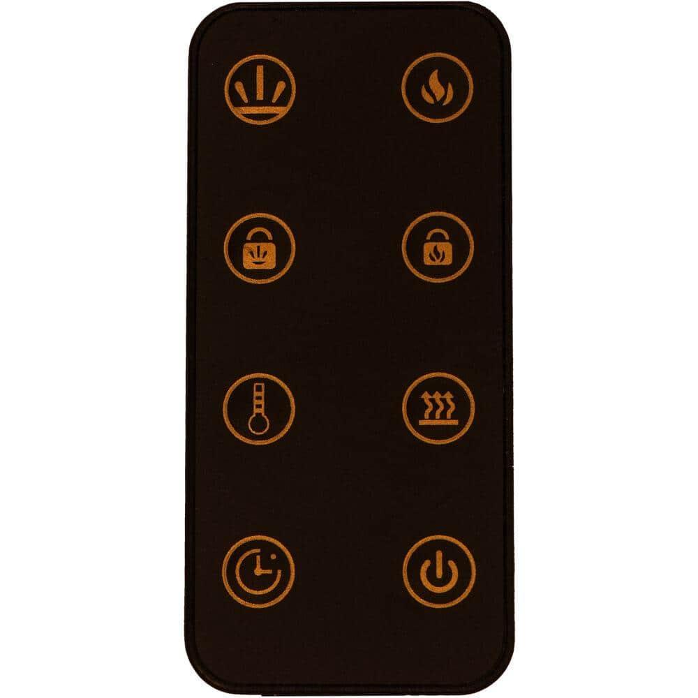 Cambridge Cambridge Wall Mount Electric Fireplace Heater with Remote Control for Indoor Use in Living Room, Bedroom, Home Office