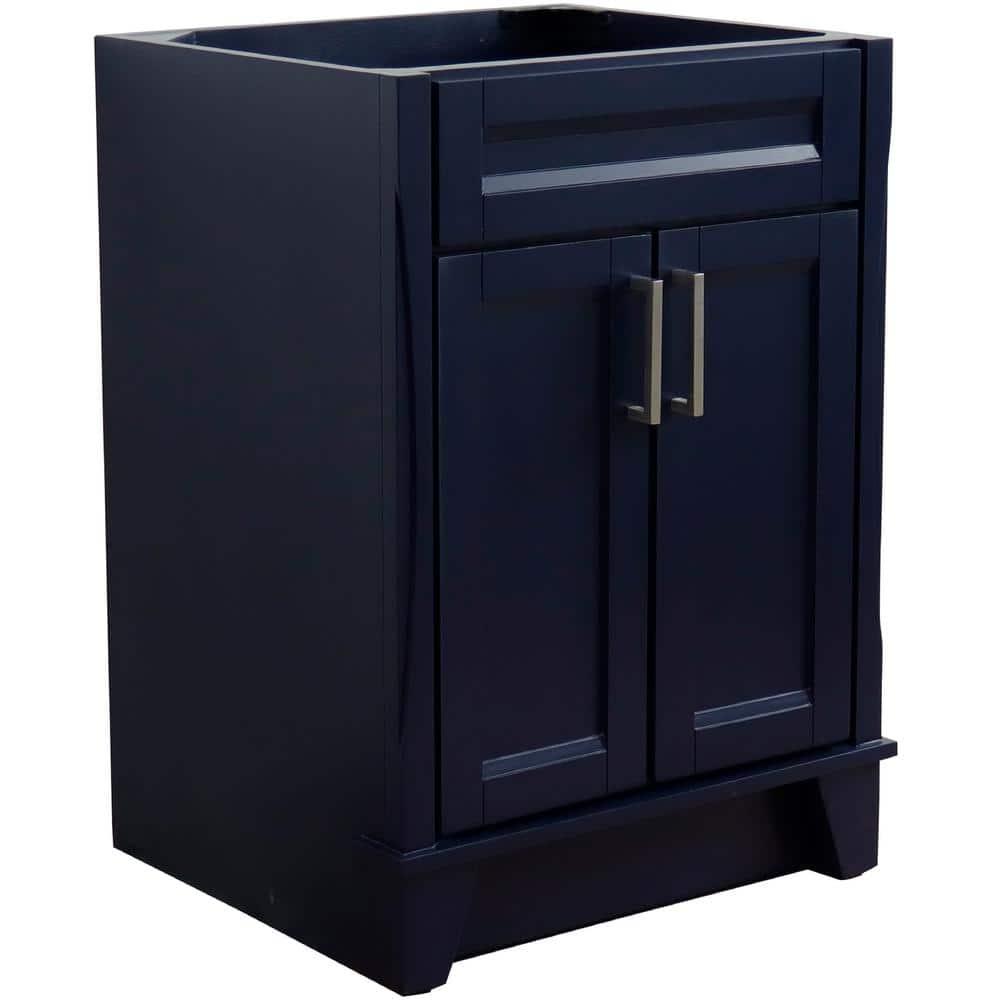 Bellaterra Home 400700-24-BU 24 in. Single Sink Vanity with Cabinet, Blue