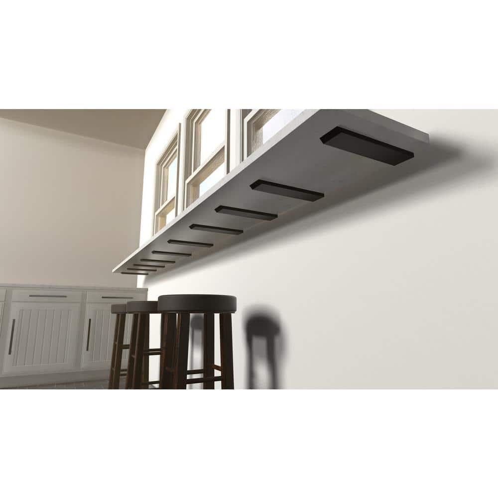 The Original Granite Bracket The Original™ Side Wall Hidden Countertop Support Standard Bracket - (Right, Steel)