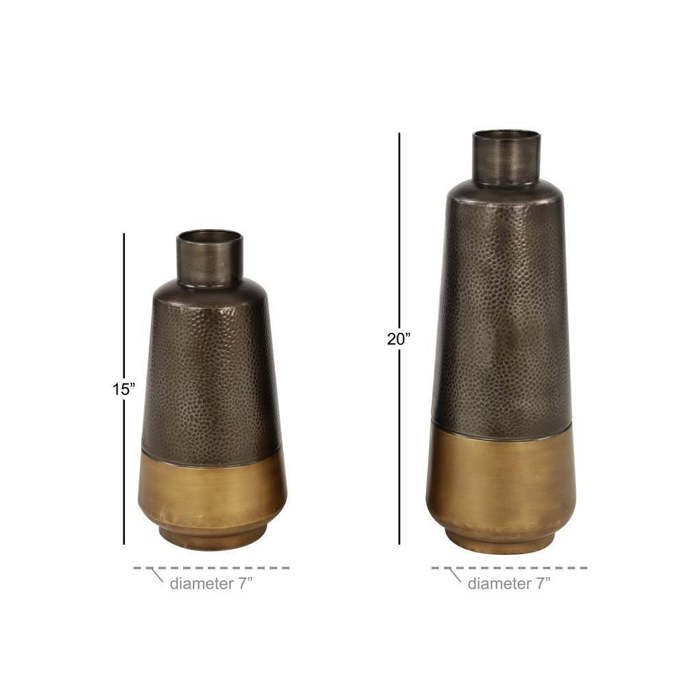 Novogratz Metal Floor Vase