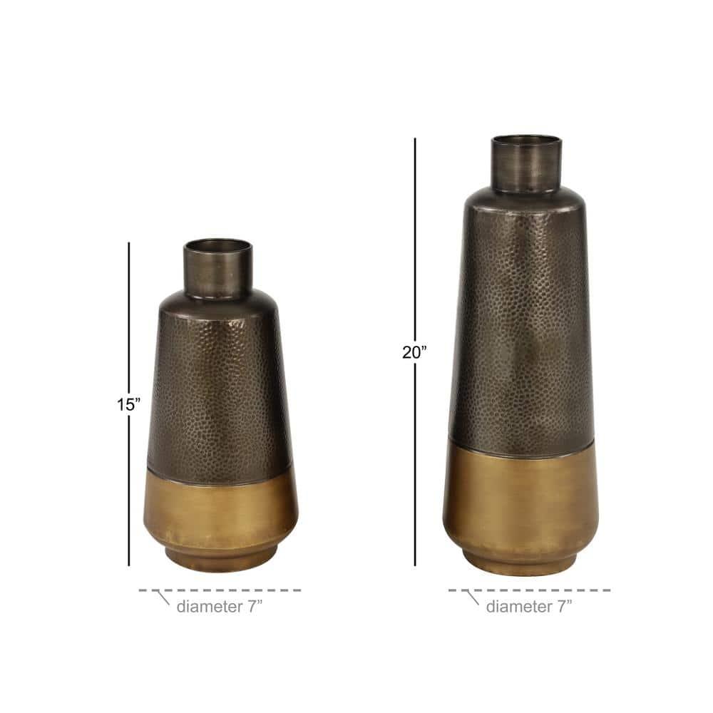 Novogratz Metal Floor Vase