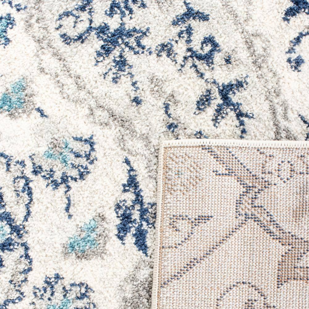 SAFAVIEH Madison Hope Floral Paisley Area Rug, Cream/Light Grey, 10' x 10' Square