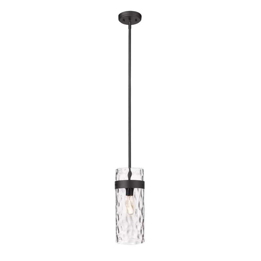 Z-Lite Fontaine 1 - Light Pendant in  Matte Black